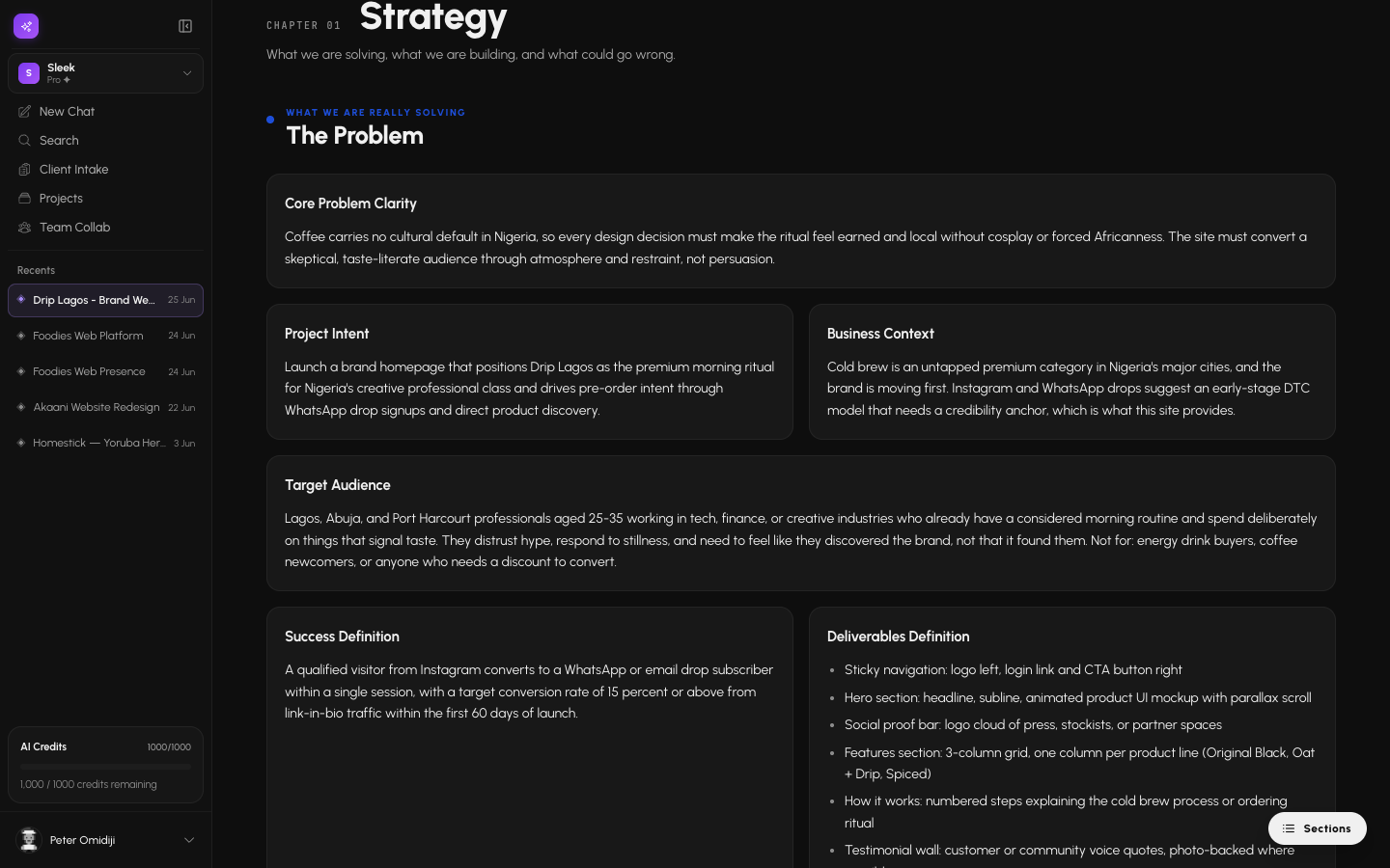 Strategy chapter