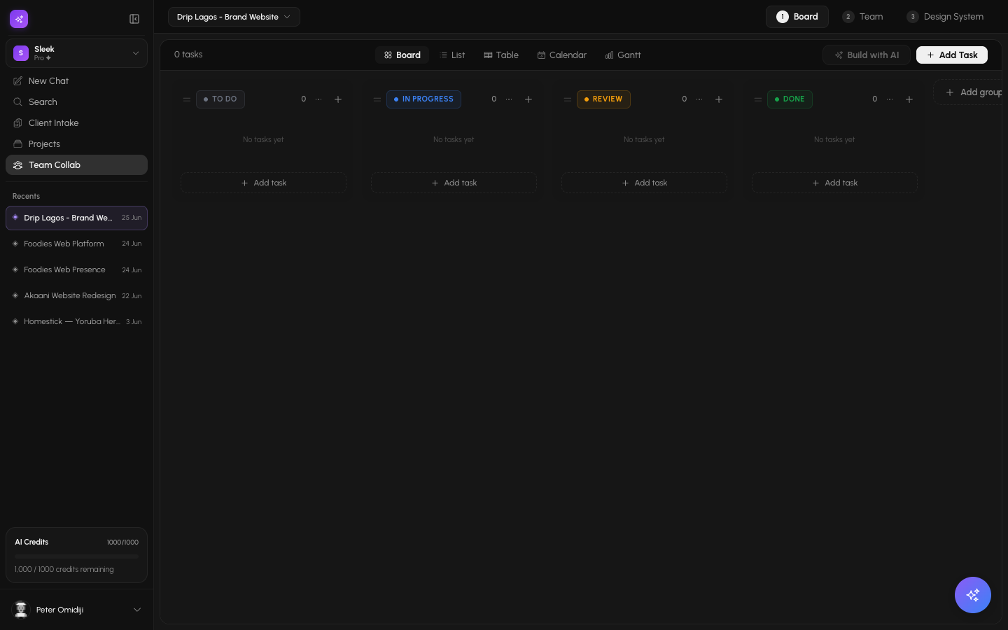 Kanban board
