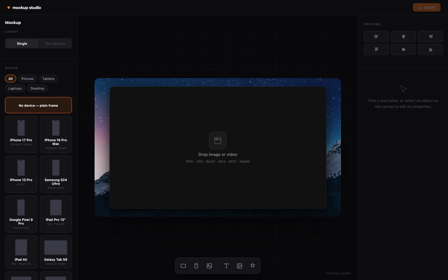 Mockup Studio screenshot